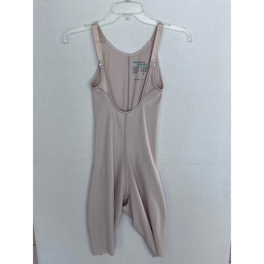 Marena Recovery Compression Bodysuit High Back Beige XS Post-Op Shapewear